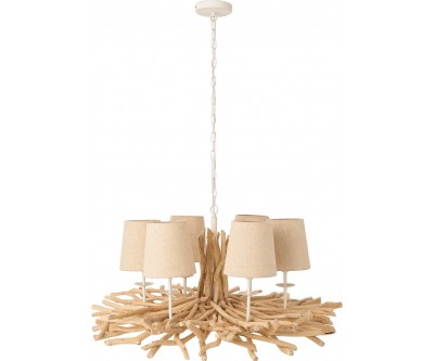 Lustre Euphoria II 80cm en bois flotté