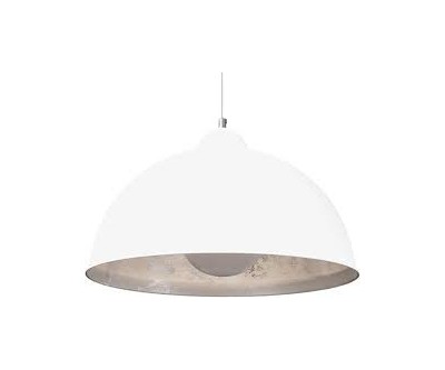 Lustre Studio en argent et blanc