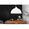 Lustre Studio en argent et blanc