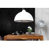 Lustre Studio en argent et blanc