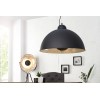 Lustre Studio en argent et noir