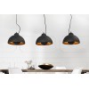 Lustre Studio lot de 3 en noir et or