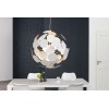 Lustre Levels 100cm en noir gris et blanc