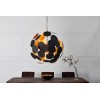 Lustre Infinity Home en noir et or