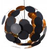 Lustre Infinity Home en noir et or