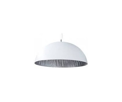 Lustre Glow 70cm en blanc et argent