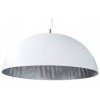 Lustre Glow 70cm en blanc et argent