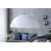 Lustre Glow 70cm en blanc et argent