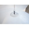 Lustre Glow 70cm en blanc et or