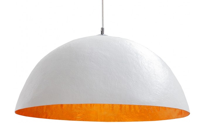 Lustre Glow 70cm en blanc et or