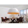 Lustre Glow 70cm en blanc et or