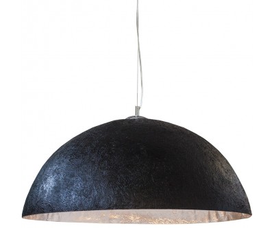 Lustre Glow 50cm en noir et argent