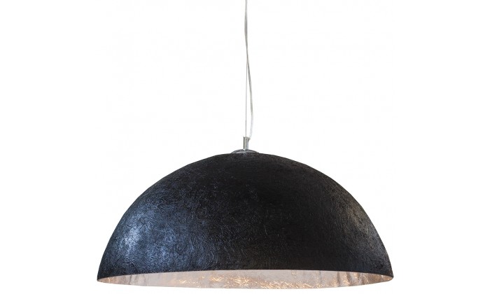 Lustre Glow 50cm en noir et argent