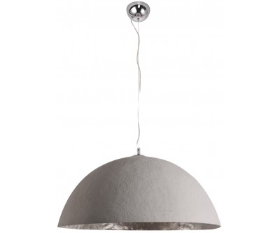 Lustre Glow 50cm en béton argent