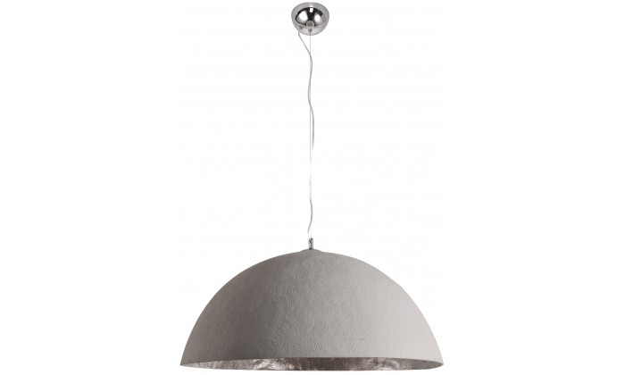 Lustre Glow 50cm en béton argent