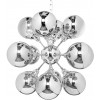 Lustre Galaxy 72cm en argent