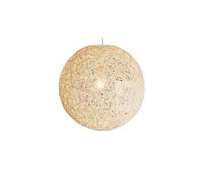 Lustre Cocooning 45cm en blanc