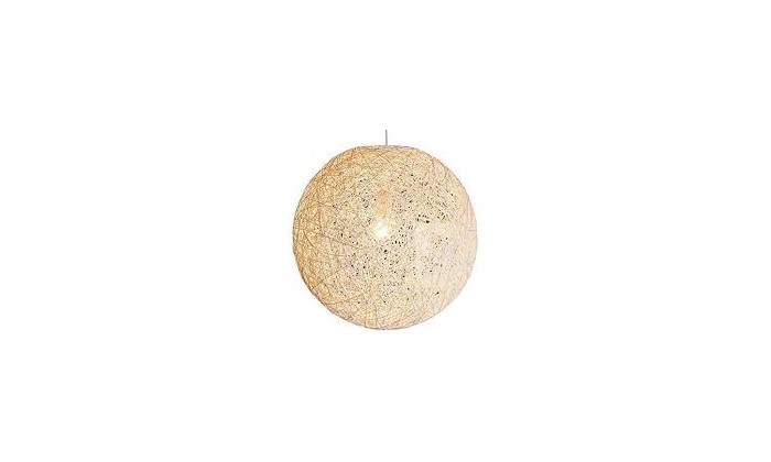 Lustre Cocooning 45cm en blanc