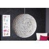 Lustre Cocooning 45cm en blanc