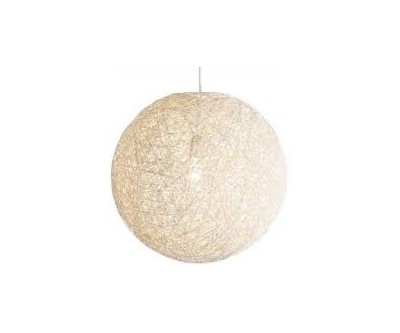 Lustre Cocooning 60cm en blanc