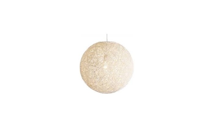 Lustre Cocooning 60cm en blanc