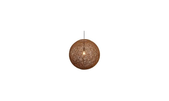 Lustre Cocooning en brun 60cm