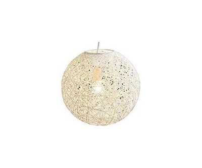 Lustre Cocooning M 35cm en blanc