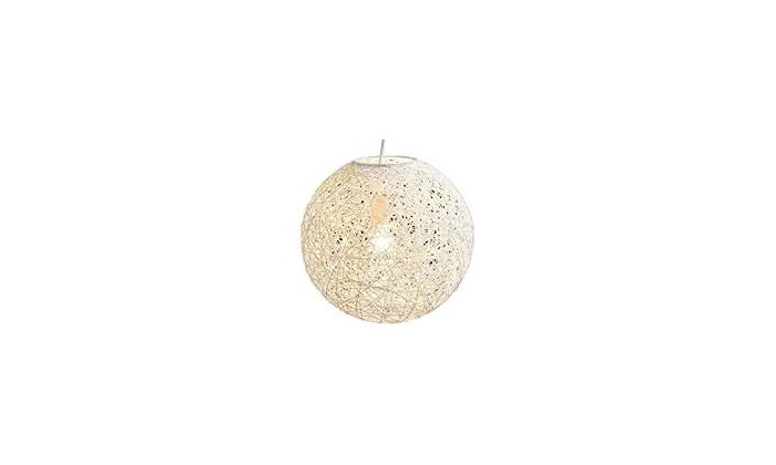 Lustre Cocooning M 35cm en blanc