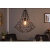 Lustre Cage L en noir