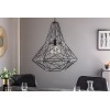 Lustre Cage L en noir