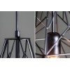 Lustre Cage L en noir