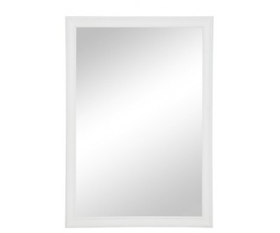 Miroir Rectangulaire Bois Blanc 100cm