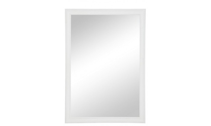 Miroir Rectangulaire Bois Blanc 100cm