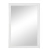 Miroir Rectangulaire Bois Blanc 100cm