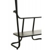 Miroir Sur Pied Etagere Metal Noir