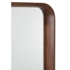 Miroir Rectangulaire Bois/Verre Marron Fonce