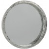 Miroir Resine Argent Large