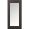 Miroir Rectangulaire Bois Verre Marron Fonce