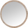 Miroir Rond Bois Naturel