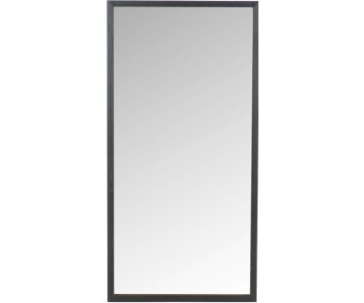 Miroir Rectangulaire Bois Noir 120X60Cm
