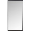 Miroir Rectangulaire Bois Noir 120X60Cm