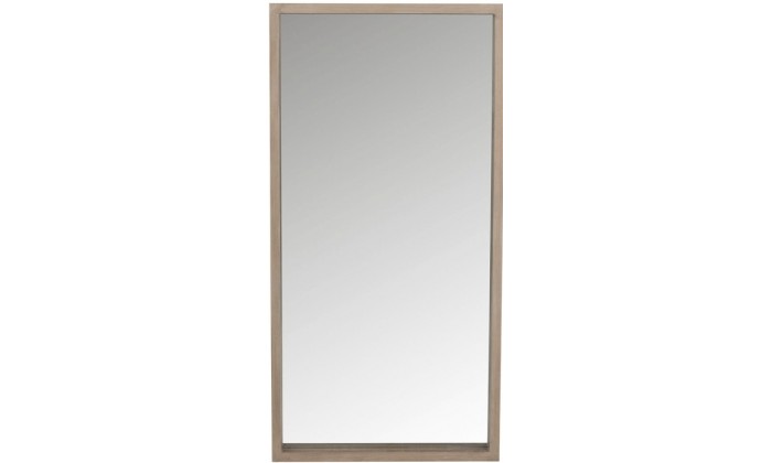 Miroir Rectangulaire Bois Naturel 120X60Cm