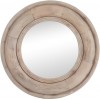 Miroir Rond Bois Naturel Large