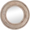 Miroir Rond Bois Naturel Large