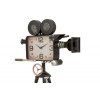 Horloge Camera Sur Pied Metal Noir