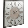 Horloge Carree Hotel Miroir Gris