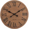 Horloge Ronde Chiffres Romains Bois Naturel Small