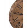 Horloge Ronde Chiffres Romains Bois Naturel Small