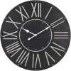 Horloge Ronde Metal Noir Large