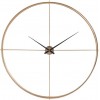 Horloge Ronde Metal Or